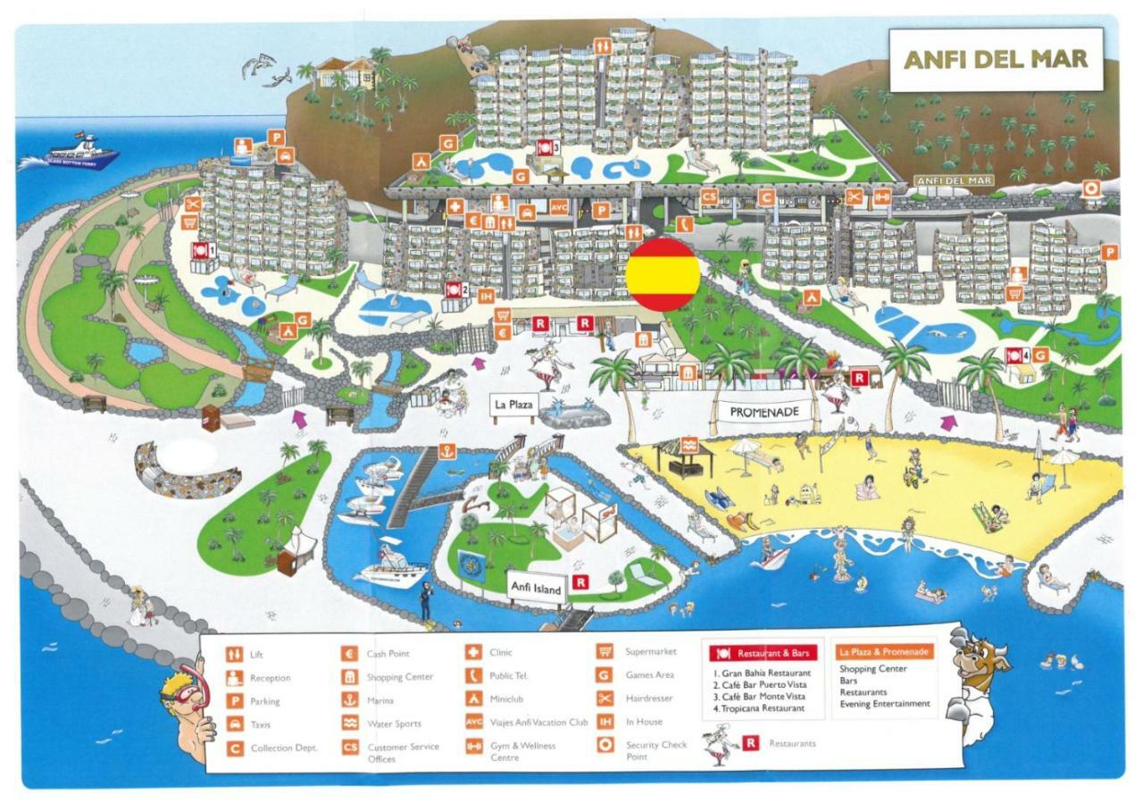 Апартаменты Anfi Del Mar Ла-Плайя-де-Арнегин Экстерьер фото